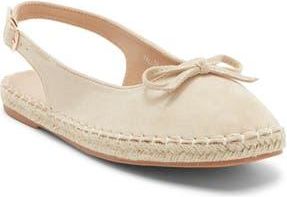 Top Moda Fallon Slingback Flat in Beige Suede at Nordstrom Rack, Size 7.5