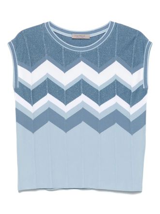 D.exterior Hemd met V-hals - Blauw