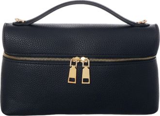 Adornia Black Top Handle Bag with Removable Strap