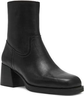 Steve Madden Latches Bootie in Black Leather at Nordstrom Rack, Size 9.5