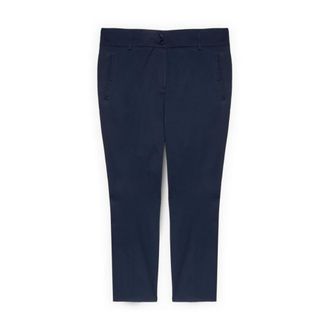 Fiorella Rubino Pantalones New York en algod&oacute;n stretch - Trousers - Mujer - Azul - XS