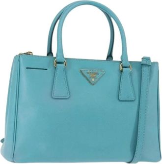 Prada Pre-owned Handbags, female, Blue, Size: ONE SIZE Pre-owned Vintage Handbag