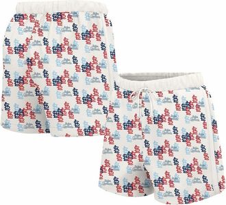 Lusso Womens Lusso White St. Louis Cardinals Marge Shorts at Nordstrom, Size X-Large