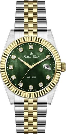 Mathey-Tissot Quartz Green Mother of Pearl Dial Ladies Watch H250955A-C