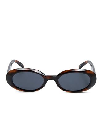 Le Specs WORK IT! oval-frame sunglasses - Brown