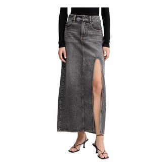 Miss Sixty Dames, Rokken, Blauw, Maat: XS Leer
