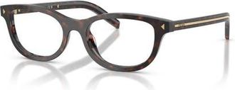 Prada 52mm Oval optical glasses in Tortoise at Nordstrom