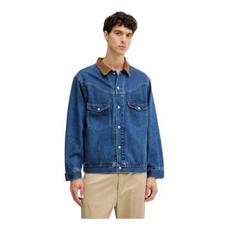 Levi's Heren, Jassen, Blauw, Maat: XL Denim