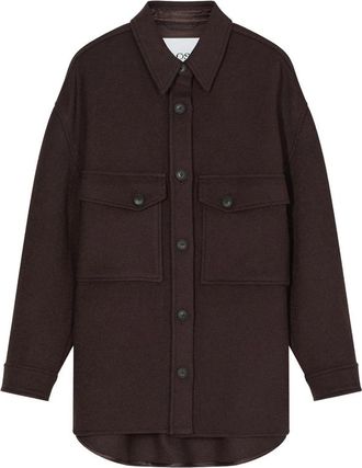 Closed Button-up Oversized Jacket