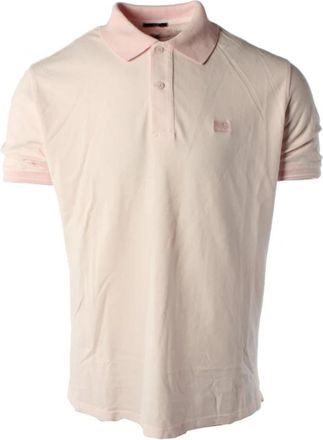 C.P. Company Tacting Piquet Polo - Heren - Polos - Roze - S - Katoen - Tops