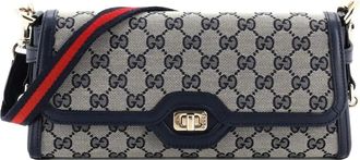 Gucci Luce Canvas Small shoulder bag - Blauw