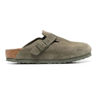 Birkenstock Heren, Schoenen, Groen, Maat: 40 EU Leer