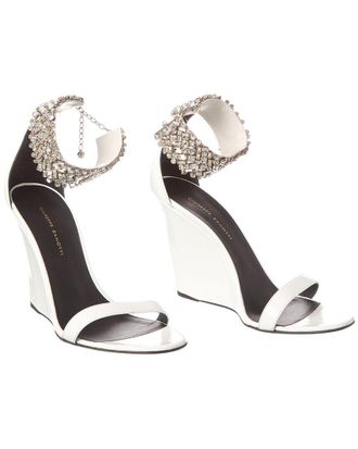 Giuseppe Zanotti Jetaime 105 Patent Wedge Sandal (Authentic Pre-Loved)