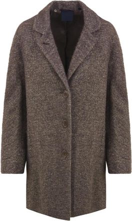Aspesi Cappotto Modello 00746 - Dames - Mantel - Zwart - S - Jassen