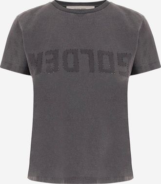 Golden Goose T Shirt Golden Goose In Cotone Con Logo