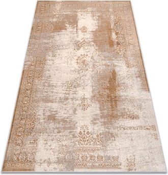 RugsX Rugsx - Alfombra Nain Ornamento Vintage 7699/51655 Beige / Oscuro Beige 80x150 Cm