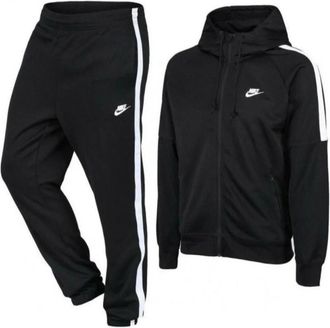 Nike Mens Black Tribute Poly Tracksuit - Size Medium