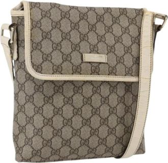 Gucci Pre-owned Cross Body Bags, female, Beige, Size: ONE SIZE Pre-owned Vintage Cross Body Bag