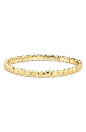 Devata Sweetheart Eternity Bangle Bracelet in Gold at Nordstrom Rack, Size Medium