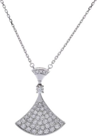 Bulgari Divas Dream Necklace In 18 Kt White Gold