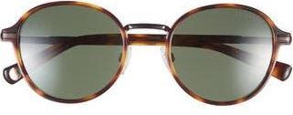 Ted Baker 51mm Polarized Round Sunglasses in Tortoise at Nordstrom Rack