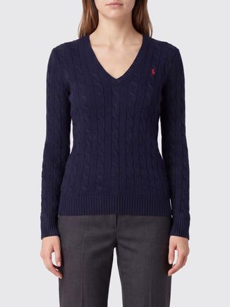 Polo Ralph Lauren Slim Fit V-Neck Wool Jumper with Embroidered Pony Logo