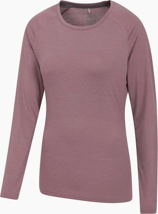 Mountain Warehouse Womens Mountain Warehouse Womens/Ladies Quick Dry Long-Sleeved Top - Purple - Size: 10