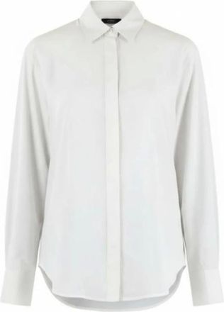 Pinko Pinko, Dames, Blouses & Shirts, Wit, Maat: L Leer