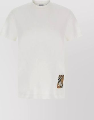 Burberry crew neck logo t-shirt