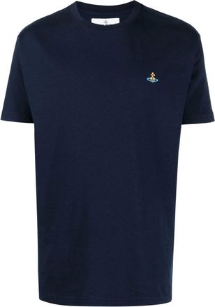 Vivienne Westwood CLASSIC ORB T SHIRT Size: L, colour: NAVY