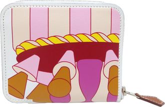 Herm&egrave;s Swift Leather Coin Purse/Coin Case (Pre-Owned)