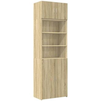 vidaXL Armario De Madera De Ingenier&iacute;a Roble Sonoma 70x42,5x225 Cm Vidaxl