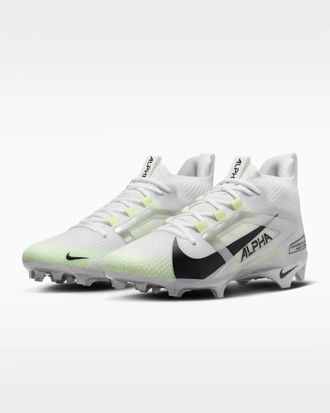 Nike Womens Nike Alpha ace 4 Elite FD7036-100 White Football Cleats HAWK3051