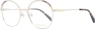 Pucci Gouden Ronde Optische Montuur met Merkhoes - Dames - Brillen - Geel - ONE Size - Accessoires