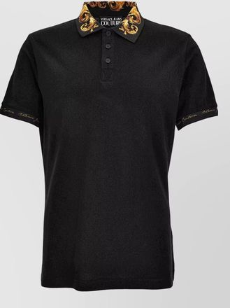 Versace Jeans Couture polo shirt short sleeves embroidered collar