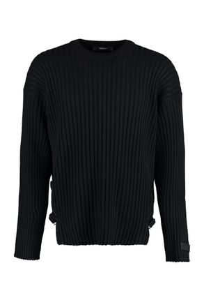 Versace Crew-Neck Wool Sweater