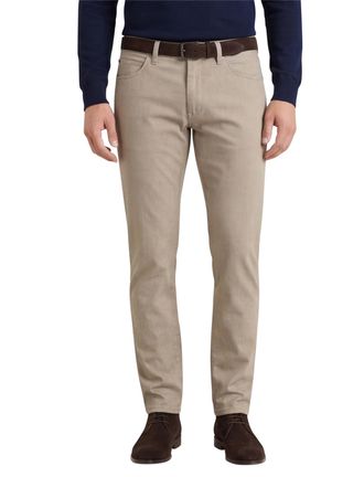 Brax Brax 5-pocket broek Chuck beige katoen