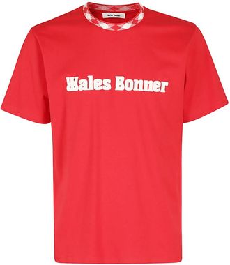 Wales Bonner Klassieke Katoenen T-shirt - Heren - T-shirts - Rood - M - Katoen - Tops
