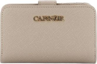 Caf&egrave;noir Korte Portemonnee met Saffiano-Effect - Dames - Portefeuilles - Grijs - ONE Size - Accessoires