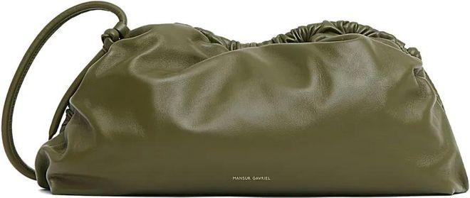 mini cloud clutch bag - Green