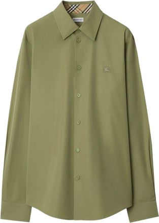 Burberry Camicia in popeline - Verde