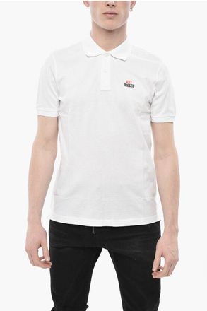 Diesel Short-Sleeve Cotton Pique Polo T-SMITH-DIV-NEW size Xxl