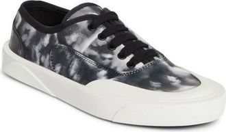 Christian Louboutin Moises Print Tactical Skate Sneaker in B030-Black White at Nordstrom, Size 44.5