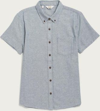 Bridge & Burn Juniper Shirt in Denim Twill at Nordstrom, Size Xx-Large