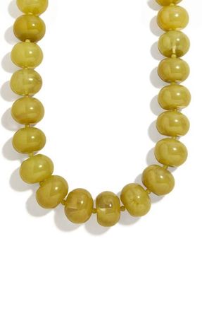 BaubleBar Joan Necklace in Olive at Nordstrom
