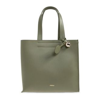 Furla Tote Bags, female, Green, Size: ONE SIZE Divide Medium Shopper Bag