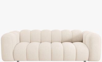 MICADONI 3-Sitzer Design Modul Sofa Lupine - Chenille-Bezug