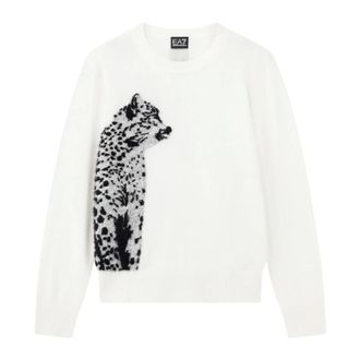Emporio Armani Neva Pullover - Dames - Truien - Wit - Maat: M Wol
