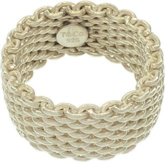 Tiffany & Co. Silver Silver 925 Band Ring (Pre-Owned)