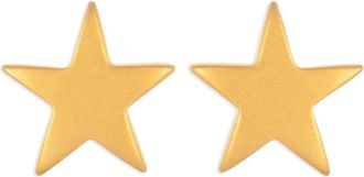 Susan Caplan Vintage 1980s star earrings - women - Gold Plated - One Size